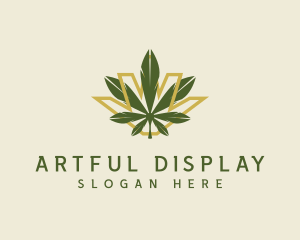 Cannabis Leaf Plant logo design