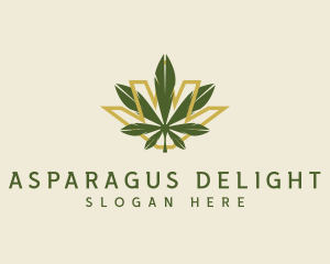 Cannabis Leaf Plant logo design