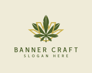 Cannabis Leaf Plant logo design