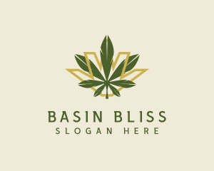 Cannabis Leaf Plant logo design