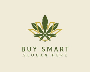 Cannabis Leaf Plant logo design