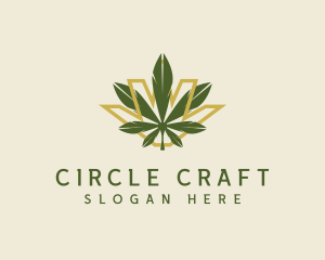 Cannabis Leaf Plant logo design