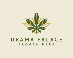 Cannabis Leaf Plant logo design