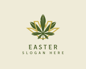 Cbd - Cannabis Leaf Plant logo design