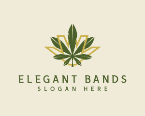 Cannabis Leaf Plant logo design