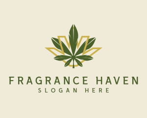 Cannabis Leaf Plant logo design