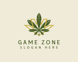 Cannabis Leaf Plant logo design