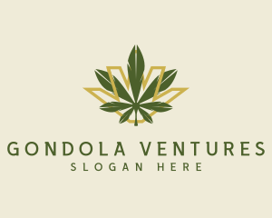 Cannabis Leaf Plant logo design