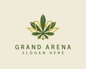 Cannabis Leaf Plant logo design