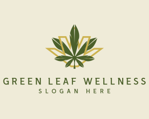 Cbd - Cannabis Leaf Plant logo design