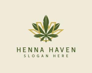 Cannabis Leaf Plant logo design