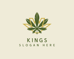 Cannabis Leaf Plant logo design