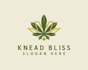 Cannabis Leaf Plant logo design