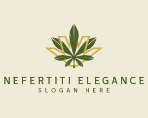 Cannabis Leaf Plant logo design