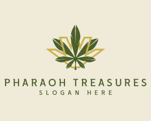 Cannabis Leaf Plant logo design