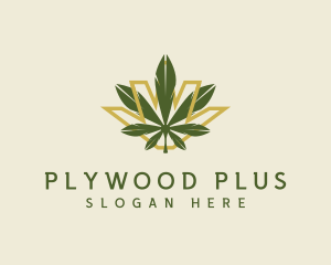 Cannabis Leaf Plant logo design