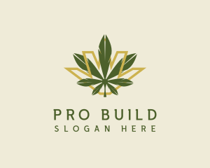 Cannabis Leaf Plant logo design