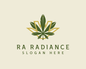 Cannabis Leaf Plant logo design