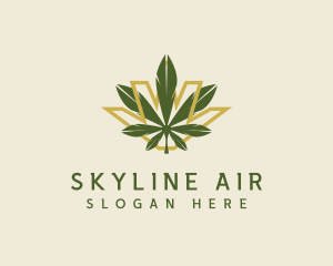 Cannabis Leaf Plant logo design