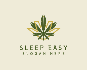 Cannabis Leaf Plant logo design