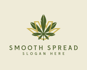 Cannabis Leaf Plant logo design