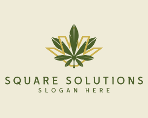 Cannabis Leaf Plant logo design