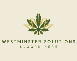 Cannabis Leaf Plant logo design