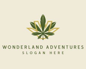 Cannabis Leaf Plant logo design