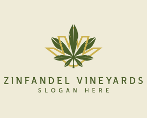 Cannabis Leaf Plant logo design