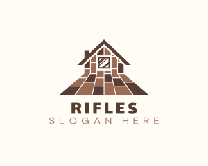 Roofing - House Renovation Flooring logo design