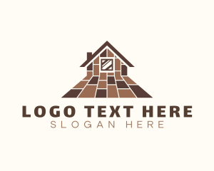 Realtor - House Renovation Flooring logo design