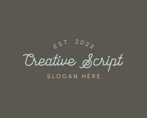 Generic Script Business logo design