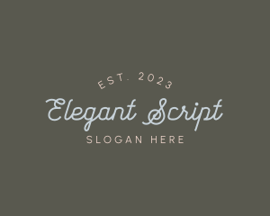 Generic Script Business logo design