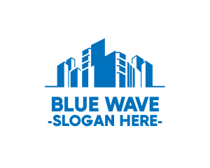 Modern Blue City logo design
