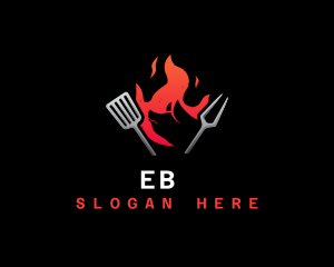 Cuisine - Pork Barbecue Restaurant logo design