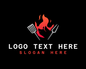 Pork Barbecue Restaurant Logo