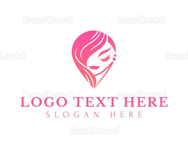 Woman Beauty Salon Logo