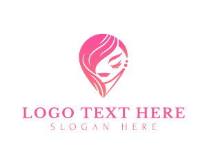 Hairstyling - Woman Beauty Salon logo design