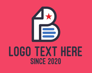 Political - Political P & B logo design