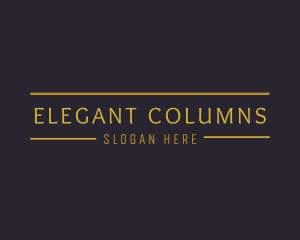 Elegant Luxury Wordmark logo design