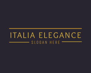 Elegant Luxury Wordmark logo design