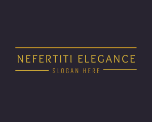 Elegant Luxury Wordmark logo design