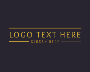 Interior Design - Elegant Luxury Wordmark logo design