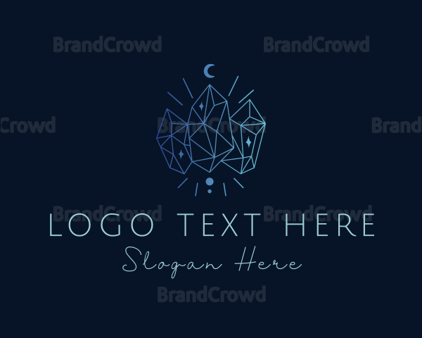 Gradient Elegant Gem Logo