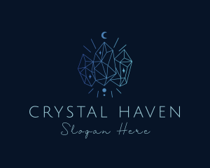 Gradient Elegant Gem logo design