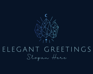 Gradient Elegant Gem logo design