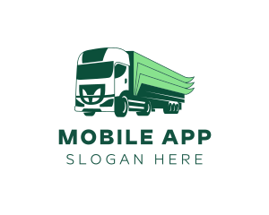 Green - Green Cargo Truck logo design