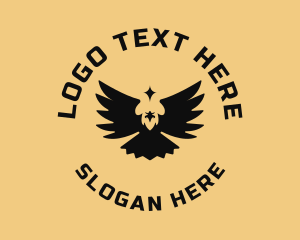 America - Eagle Star Emblem logo design