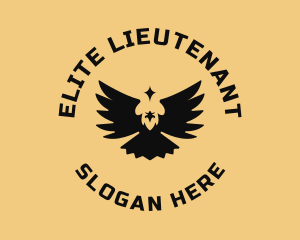 Lieutenant - Eagle Star Emblem logo design