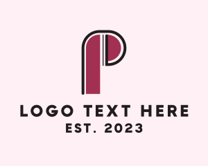 Letter P - Simple Retro Business logo design